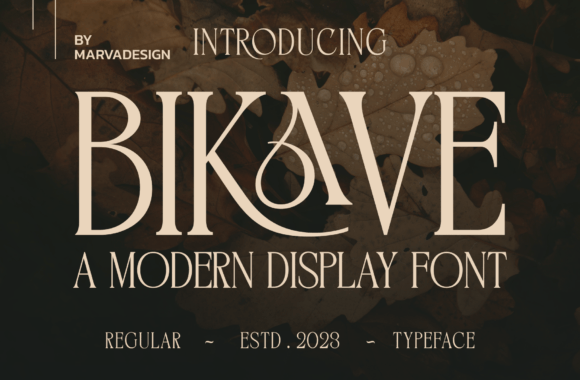 Bikave: A Serif Font That Breathes With Your Words
