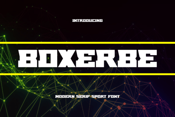 Boxerbe: A Bold Serif Display Font for Editorial Impact