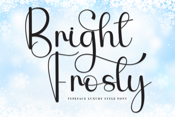 Bright Frosty: A Sweet Handwritten Font for Makers & Sellers