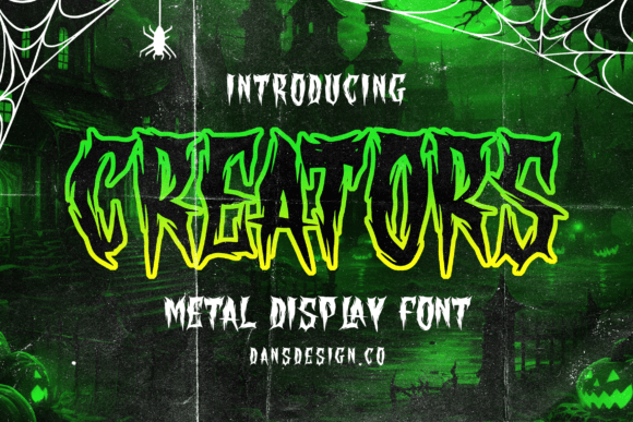 Creators Font: A Bold Blackletter Display Typeface for Campaign Impact