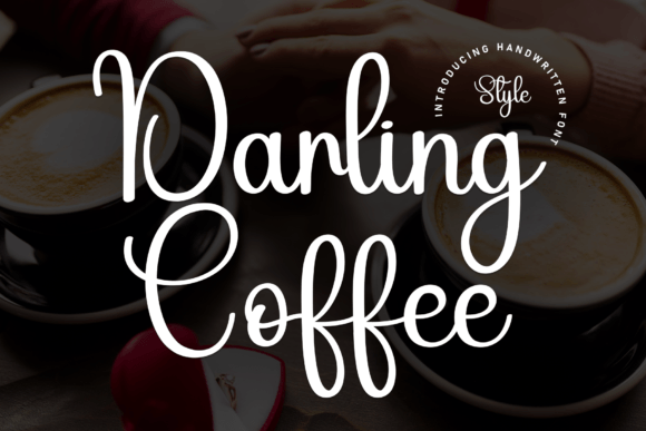Darling Coffee: A Sweet, Handcrafted Script Font for Makers