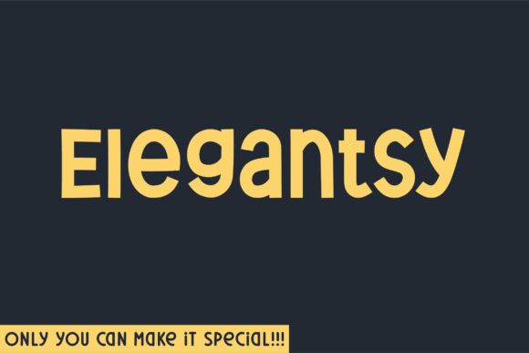 Elegantsy: A Display Font That Makes Your Headlines Instantly Recognizable