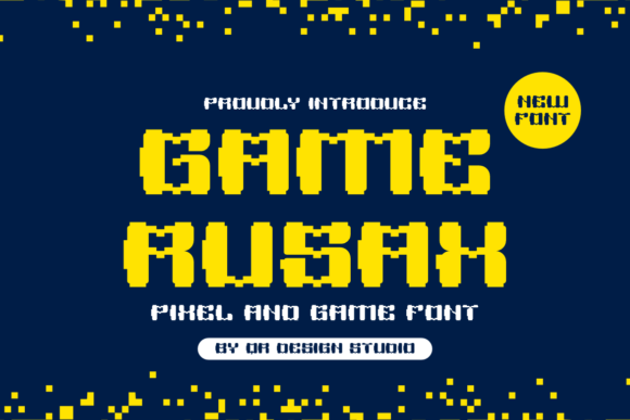 Game Rusax: A Decorative Font That Strengthens Your Brand