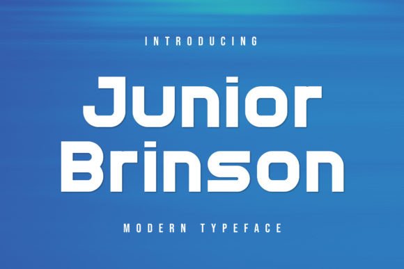 Junior Brinson: A Modern Sans Display Font for Confident Digital Branding