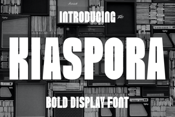 Kiaspora: A Bold Modern Sans Serif Font for Makers
