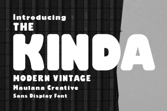 Kinda: A Bold Sans Serif Display Font for Scroll-Stopping Marketing