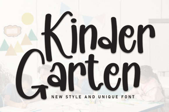 Kinder Garten: A Handwritten Display Font for Warm, Scroll-Stopping Brand Moments