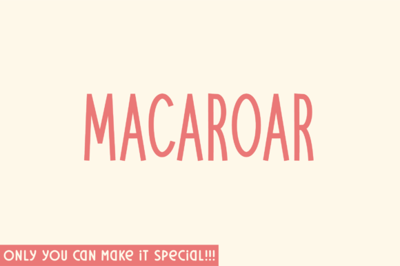 Macaroar: A Sophisticated Sans Serif Display Font for Scroll-Stopping Campaigns