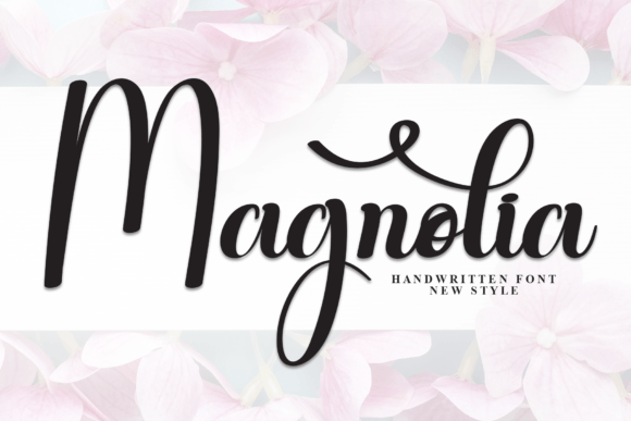 Mangnolia: A Handwritten Display Font That Feels Like a Warm Hello