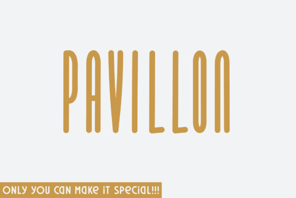 Pavillon: A Sans Serif Display Typeface That Makes Campaigns Click