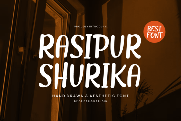 Rasipur Shurika: A Warm, Handwritten Font That Feels Like a Real Signature