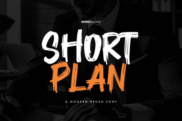 Short Plan: A Modern Script Font for Editorial Design