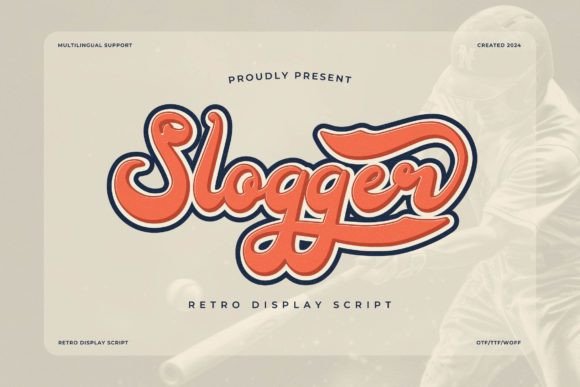 Slogger: A Retro Display Font That Stops Scrollers