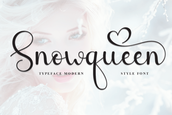 Snowqueen Display Font: Sweet Typography for Digital Brands