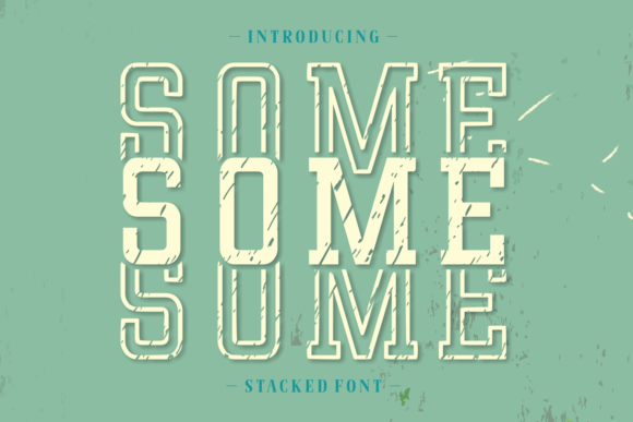 Some Slab Serif Font for Handmade Labels & Printables