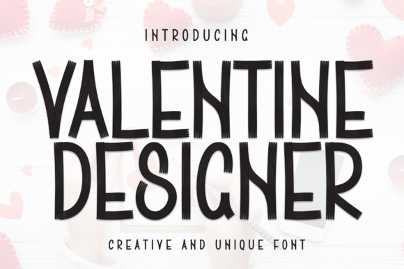 Valentine Designer: A Handwritten Font That Feels Like a Warm Invitation