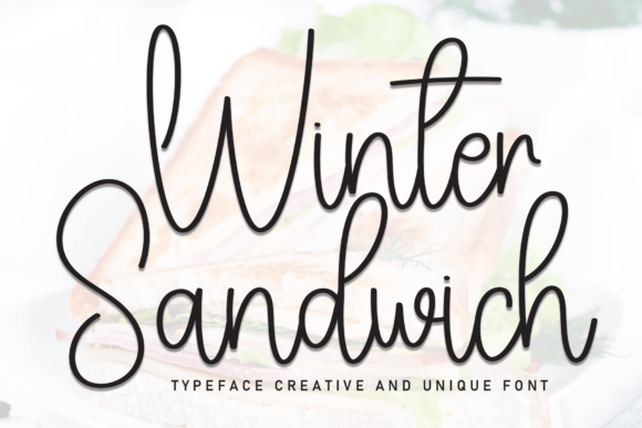 Winter Sandwich: A Sweet Handwritten Font for Makers
